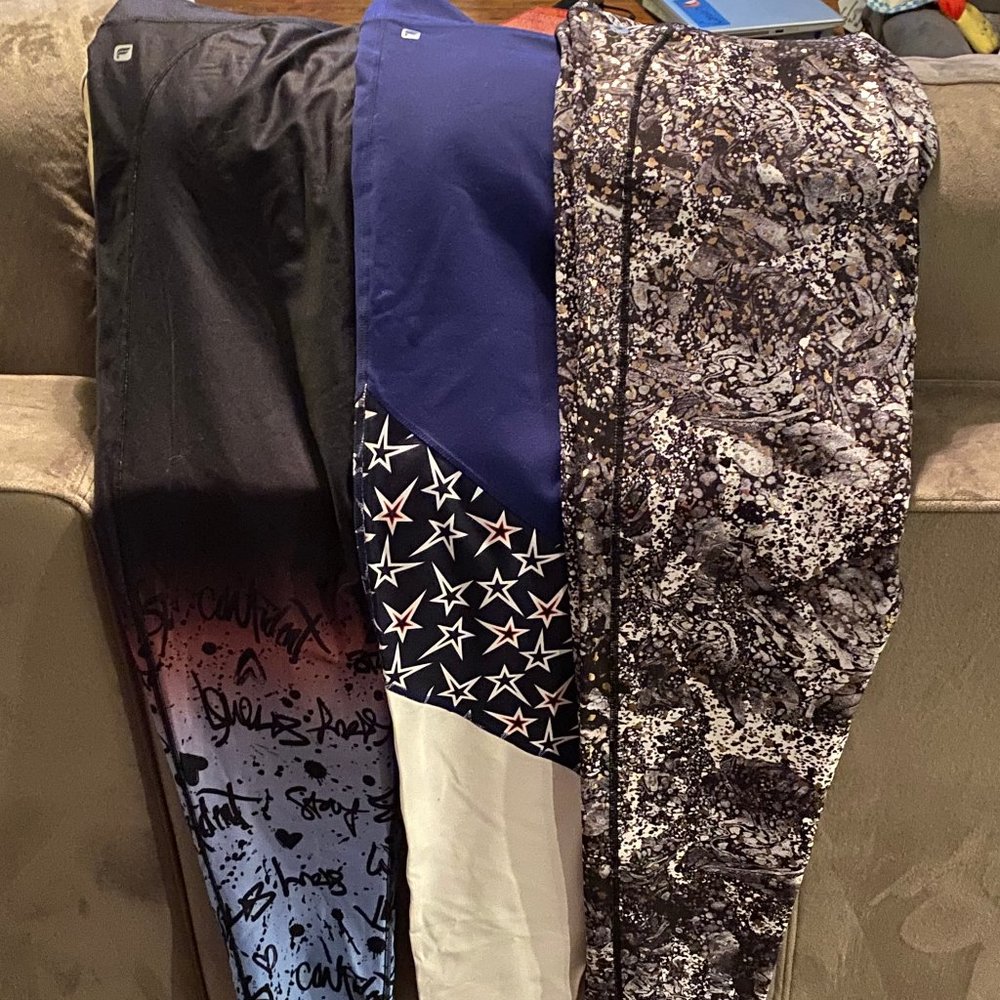 NEW 3 prs Fabletics Leggings-1x Never Worn